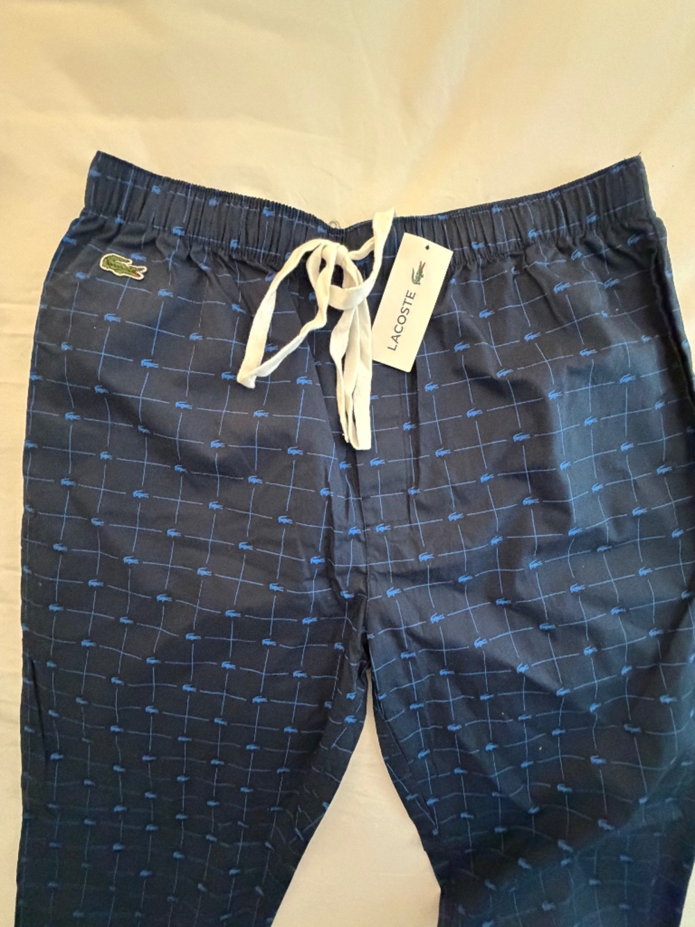 Men's Lacoste Logo Lounge Pants (Medium)